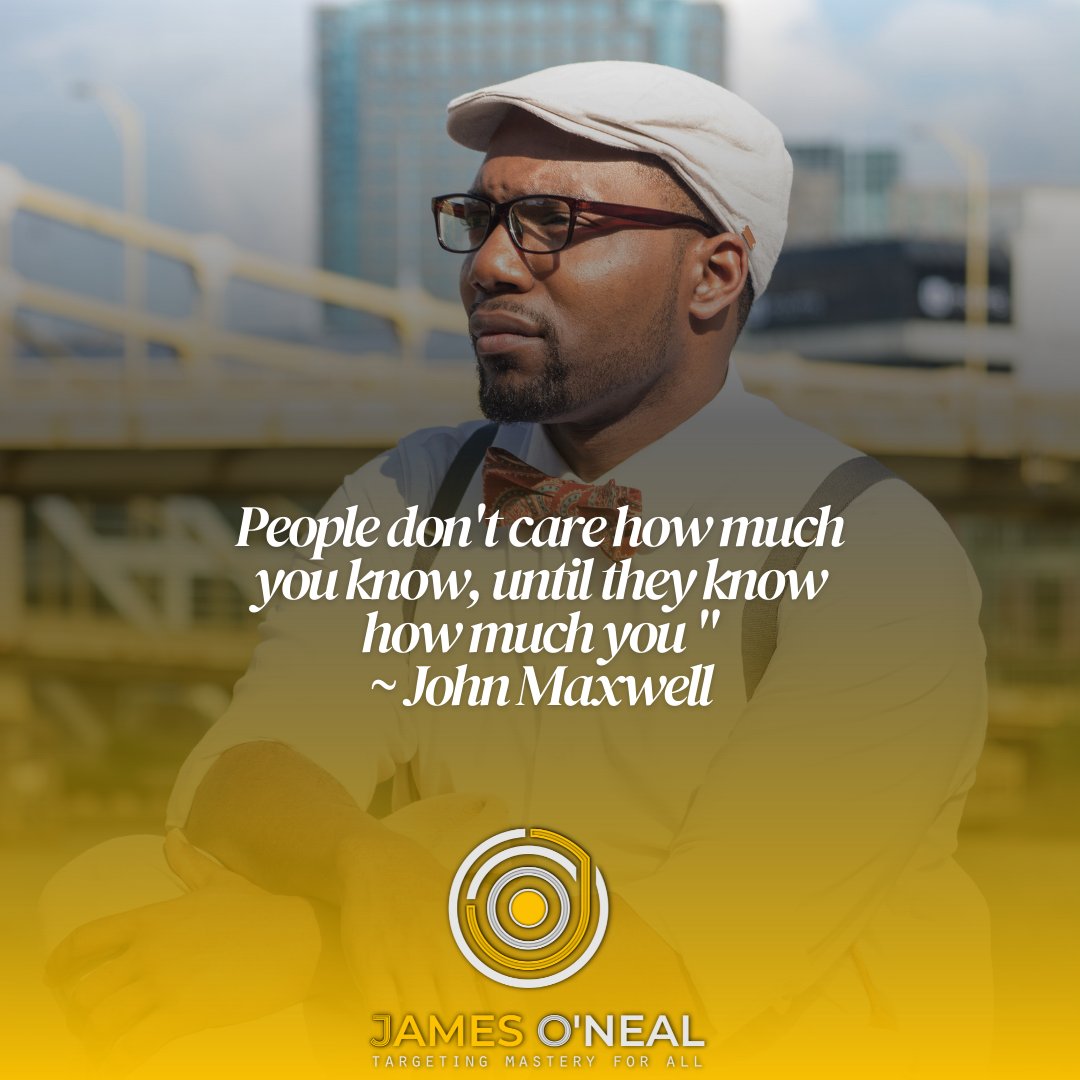 MrJamesONeal's tweet photo. Follow me on Instagram @๐ฆ๐ซ.๐ฃ๐๐ฆ๐๐ฌ๐จ๐ง๐๐๐ฅ
Check out my youtube channel Mr. James O'Neal - Mastery4All
#iam #motivationalquotes #motivation #motivationalspeaker #mindiseverything #MasteryForAll #educationalconsultant #MathConsultant #KeynoteSpeaker #Education https://t.co/dgH6BHPOcS