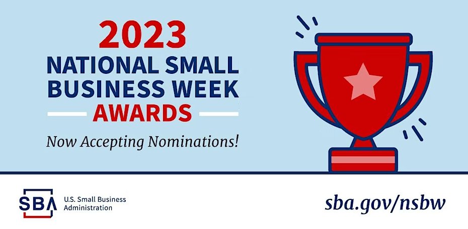 wsbdc's tweet photo. Do you own or know an outstanding #smallbiz? Nominate them for a 2023 National Seattle District Small Business Week Award. @SBASeattle @SBAPacificNW 

Don't wait, nominate today → https://t.co/q41Q8ZA879

Deadline: December 8 at Noon PT https://t.co/sCRY3kd3g8