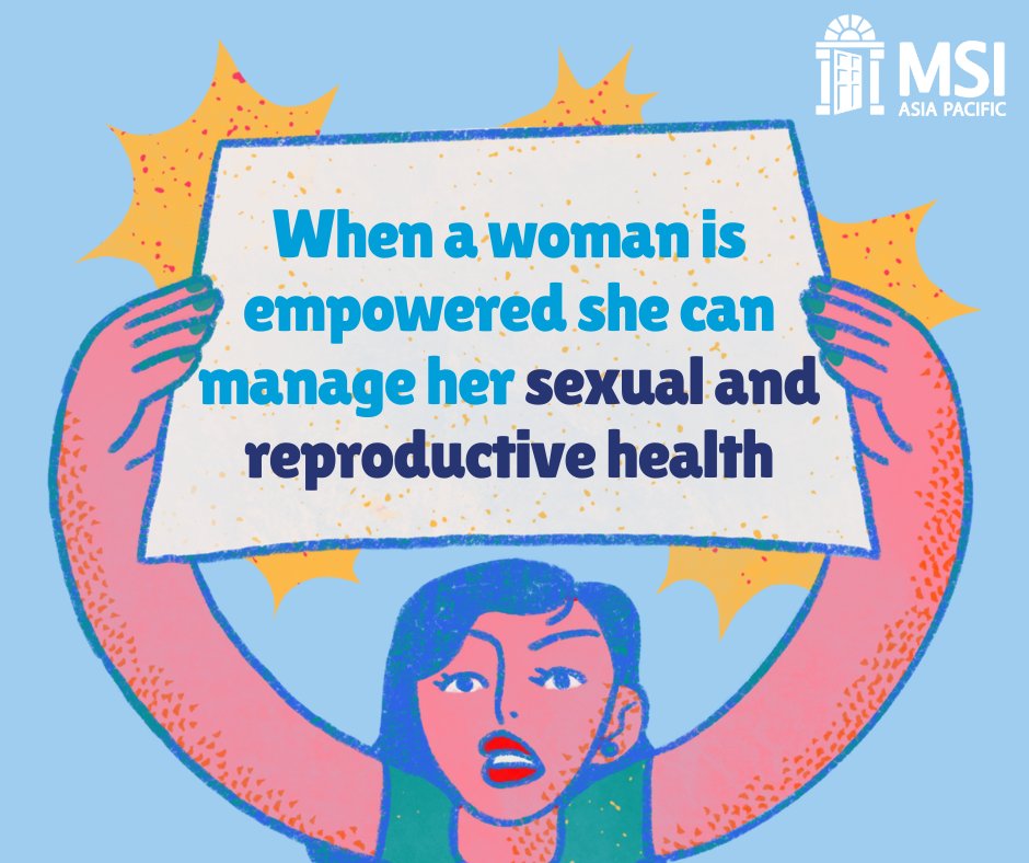 msi_asiapacific's tweet photo. Women taking control of their lives starts by giving them the option to access #SexualReproductiveHealthcare. 
Donate at https://t.co/IdKsdQaOlJ https://t.co/paViWafp3H