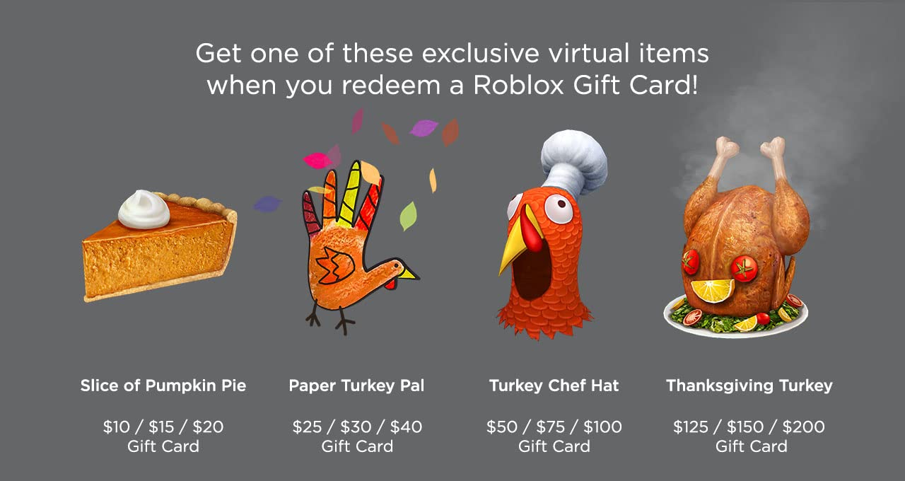 Lily on X: The Nov  gift card items are out! Looks like the turkey  has effects in the pic but the catalog item does not have effects rn, maybe  they will