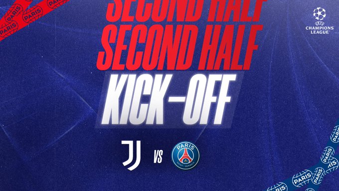 PSG_espanol's tweet photo. ▶️ ¡Ya se juega el complemento en Turín!

#VamosParis ❤️💙 https://t.co/9fxNxAipsf