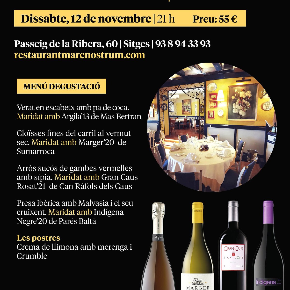 MN_rest's tweet image. Reserveu pel gran sopar Maridatge 🥂  Reserves@restaurantmarenostrum.com 
Més info a 👇
restaurantmarenostrum.com/es/blog/2a-rut…