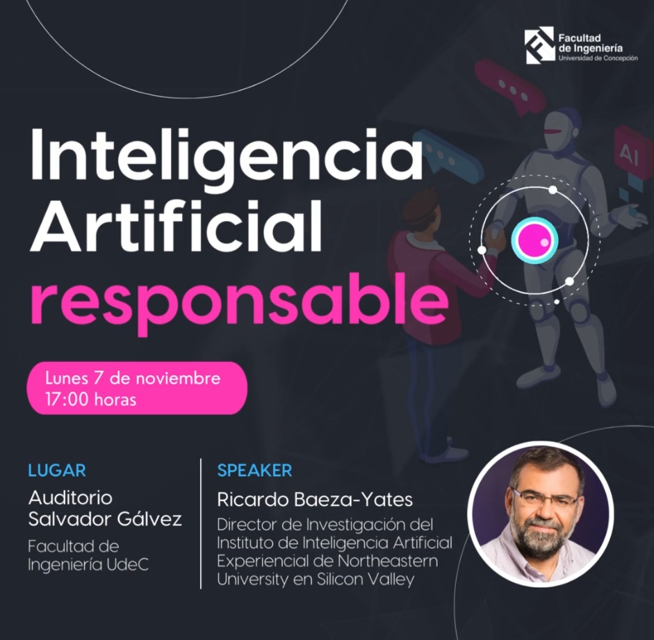 ppinacho's tweet photo. La @fiudec invita a la Comunidad de Informática y Ciencias de la Computación a esta interesantísima charla abierta al público, no se la pierdan! @DIICCUdeC @IngenieriaUBB @Virginio_Gomez https://t.co/564vbZ2pfc