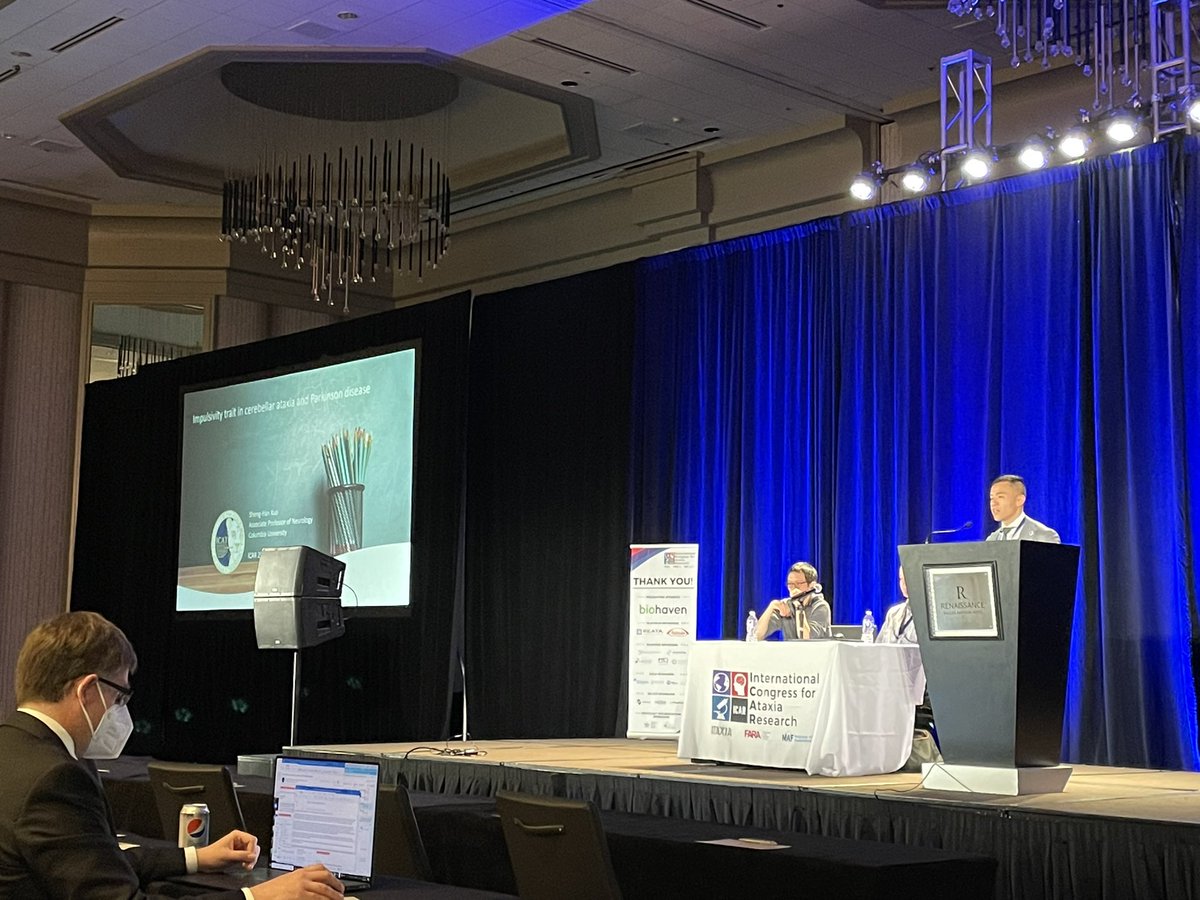 RoyCLinMD's tweet photo. #Cerebellar non-motor circuits and functions in #ICAR2022 - fabulous plenary session.
Gratifying to see these exceptional work investigating cognitive and behavioral #cerebellum!
#CCAS #SchmahmannScale #cerebellum #reward #impulsivity #compulsivity https://t.co/GCRWCDUzJT