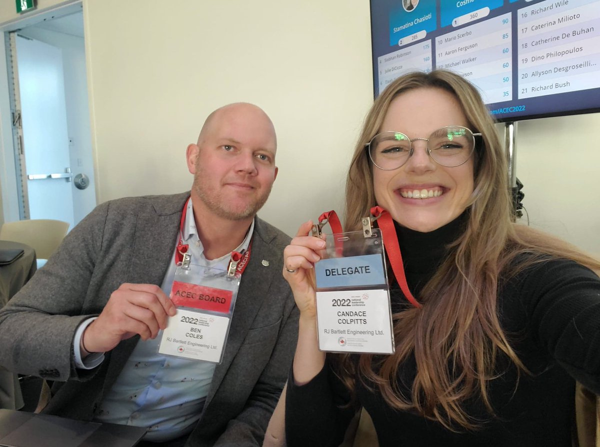 Ben and Candace take on Day 1 of the <a href="/ACECCanada/">ACEC-Canada</a> national conference in Ottawa!

#ACECntlConf