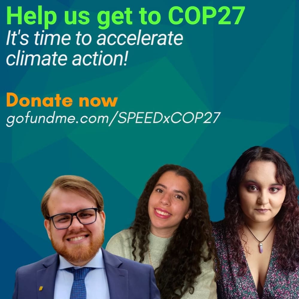 After months of advocacy, we were able to secure party overflow badges from the Colombian Government. The next accessibility barrier we are trying to beat is funding. Help us make it to Sharm El-Sheikh! Donate and share now! gofundme.com/SPEEDxCOP27
#GlobalSouth #Youth #COP27