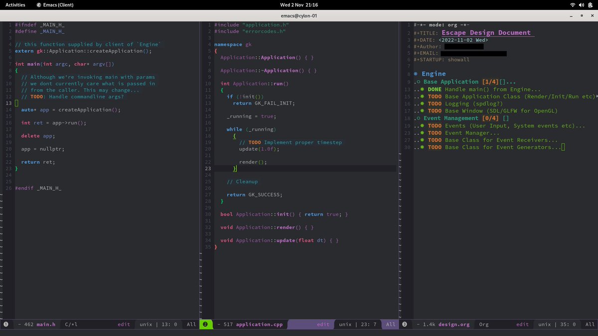 hairymunky's tweet image. Been a lazy old sod of late... But tonight, a fresh install of #OpenSUSE #Tumbleweed and finding my way around #spacemacs, after spending more than a few nights trying to tweak a plain #emacs install. Also discovered `emacs --daemon` :) #linux
