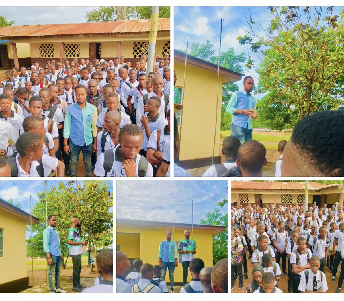 My organization Made In Kono continue the school to school tour in preaching peace for pre and post election come 2023. We were warmly welcome by Ansarul Boys Secondary School in Tankoro Chiefdom, Kono District. We seek peace and discourage violence in any form. <a href="/UNDPSierraLeone/">UNDP in Sierra Leone</a>