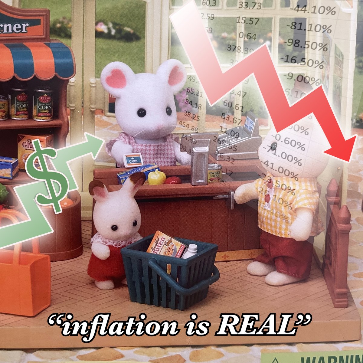 marybearshop's tweet photo. exactly why we are having critter blind bag freebies here...https://t.co/BxXjlbAjMi
#calicocritters #sylvanianfamilies #notstonks #calicocrittersmemes https://t.co/naYSeAa5bU