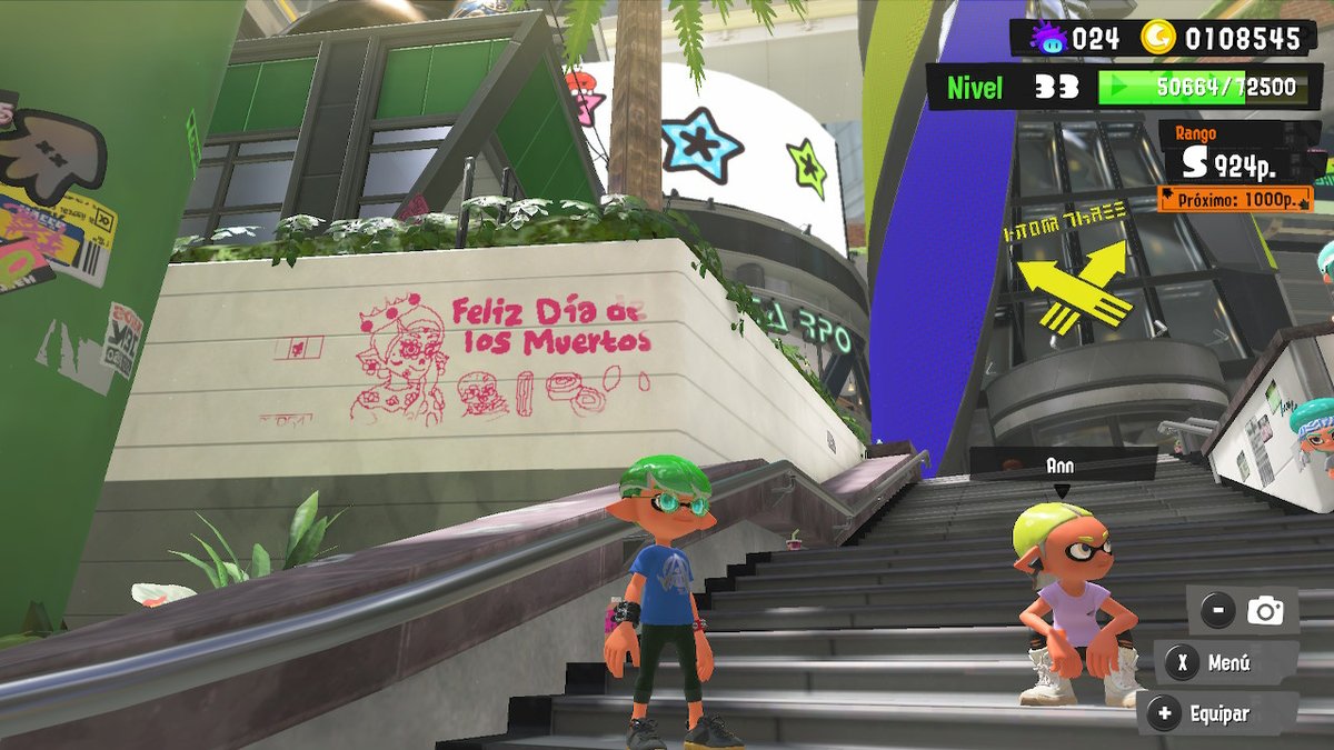 alexi_acnh's tweet photo. dia de muertos #Splatoon3 #NintendoSwitch https://t.co/Qso7o5aBcW