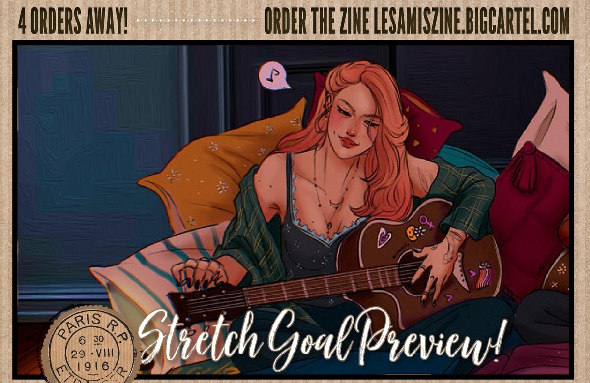 ☆ — SIX HOURS UNTIL PRE-ORDERS CLOSE!—  ☆

With just six hours left, we're only 4 orders away from unlocking a gorgeous print drawn by <a href="/lauraortega_art/">Laura 🍑</a>! Buy a physical copy now to help us unlock it and get one of your own!

🛒 lesamiszine.bigcartel.com
🛒 etsy.com/shop/aworldabo…