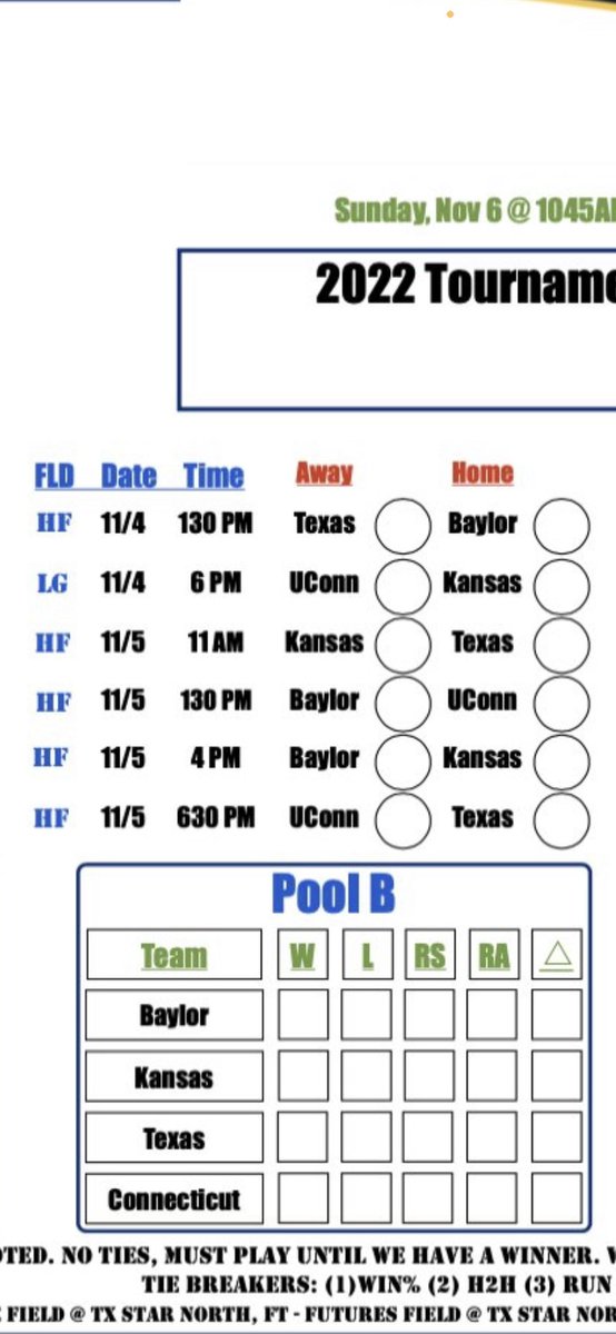 🚨2 DAYS OUT🚨 from our first game vs. <a href="/UT_ClubBaseball/">UT Club Baseball</a> of the annual <a href="/Wood_Wars/">Wood Wars</a> tournament! Can’t wait to showcase our skills and compete with clubs from across the nation! Cone out and support your bears!