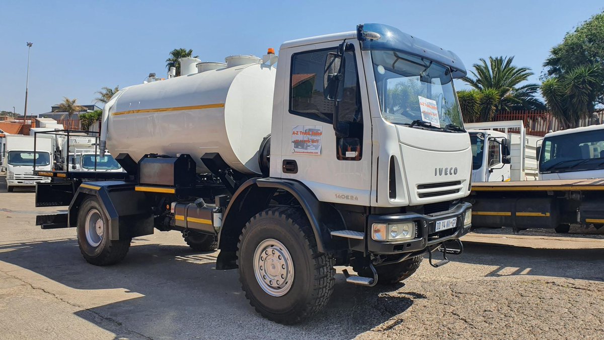 CarmazingSA's tweet photo. 2014 IVECO 140E24 4X4 Honeysucker

R885000 excl VAT
R1 017 750 incl VAT

Manual
259 000Kms
2014 IVECO 140E24 4x4 EQUIPED WITH 8000L HONEYSUCKER TANK, HYDRAULIC HONEYSUCKER PUMP AND SLUDGE PUMP
Immaculate condition

Contact The Car Dude on:
0834908382
sales@carmazing.co.za https://t.co/hxptDXoTDu