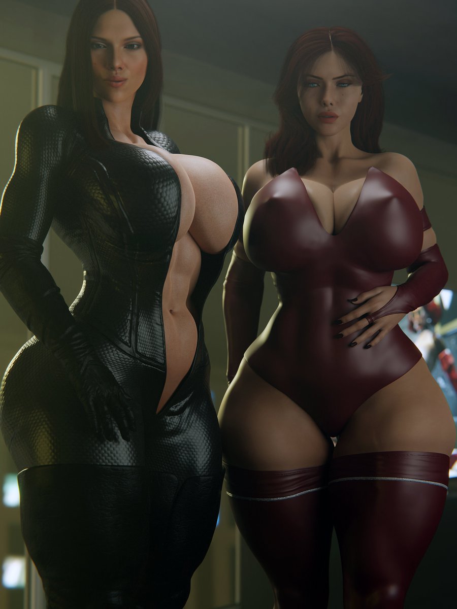 DoubleJeckylll's tweet photo. Would you like to spend the night with the super heroines? 😶 https://t.co/d2GXKu9NBZ