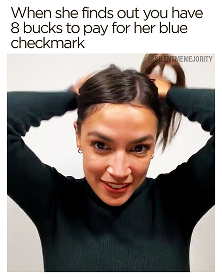 memejority's tweet photo. @elonmusk @AOC https://t.co/lwnlJXgOBT