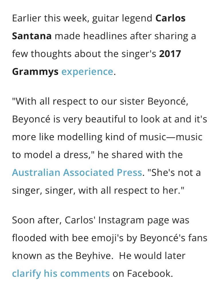 haleyjococo's tweet photo. @arsonisthyuck “Cannot fathom.” Really? There are examples of this w/ other huge artists who have famously protective fanbases. Yonce’s fans with the guitarist Carlos Santana to name one example. He felt like he had to backtrack due to fans. Not saying it’s right, but you’re being so dramatic. https://t.co/EODF4wVYKq