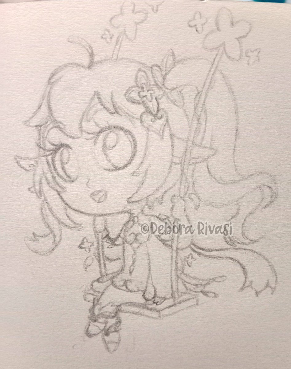 DeboraRivasi's tweet photo. Maybe I was lucky because I drew her in the past two days...

(I also did little changes to the way I always drew chibis) https://t.co/giOiiI2OuK