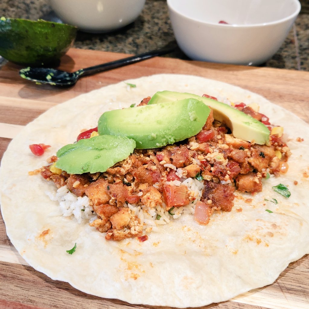 James 'Jamerson' Lee on Twitter "Homemade chipotle sofritas burrito