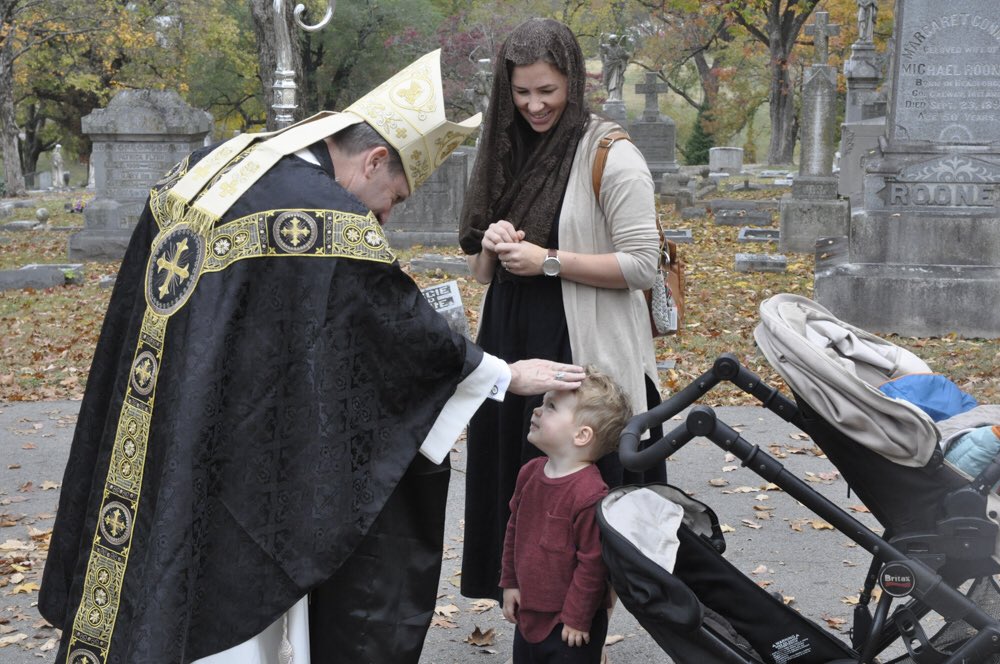 This afternoon, dozens of Catholics from across the Diocese of Nashville joined me in the Priests Circle of Calvary Cemetery for a special Mass in honor of All Souls Day. May the souls of all the faithful departed, through the mercy of God, Rest In Peace.