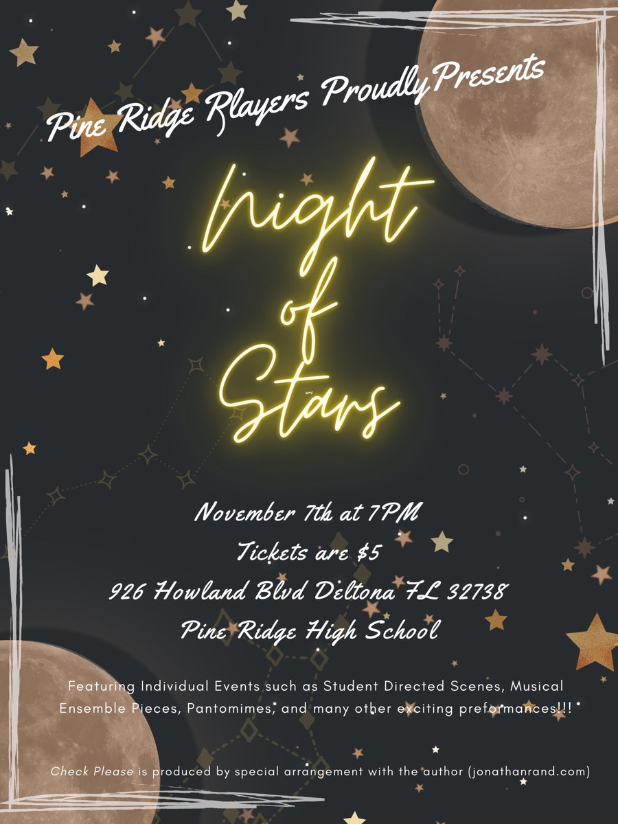 official5532's tweet photo. Come join us Monday to witness these  ✨~𝙨𝙩𝙖𝙧𝙨~✨ in action!! And be their audience to help prepare our troupe for their district competition! Can’t wait to see you there👋👋
@PineRidgeHS 
.
.
.
#panthersrising
#flthespians
#vcsarts https://t.co/KYMNJFDvkK