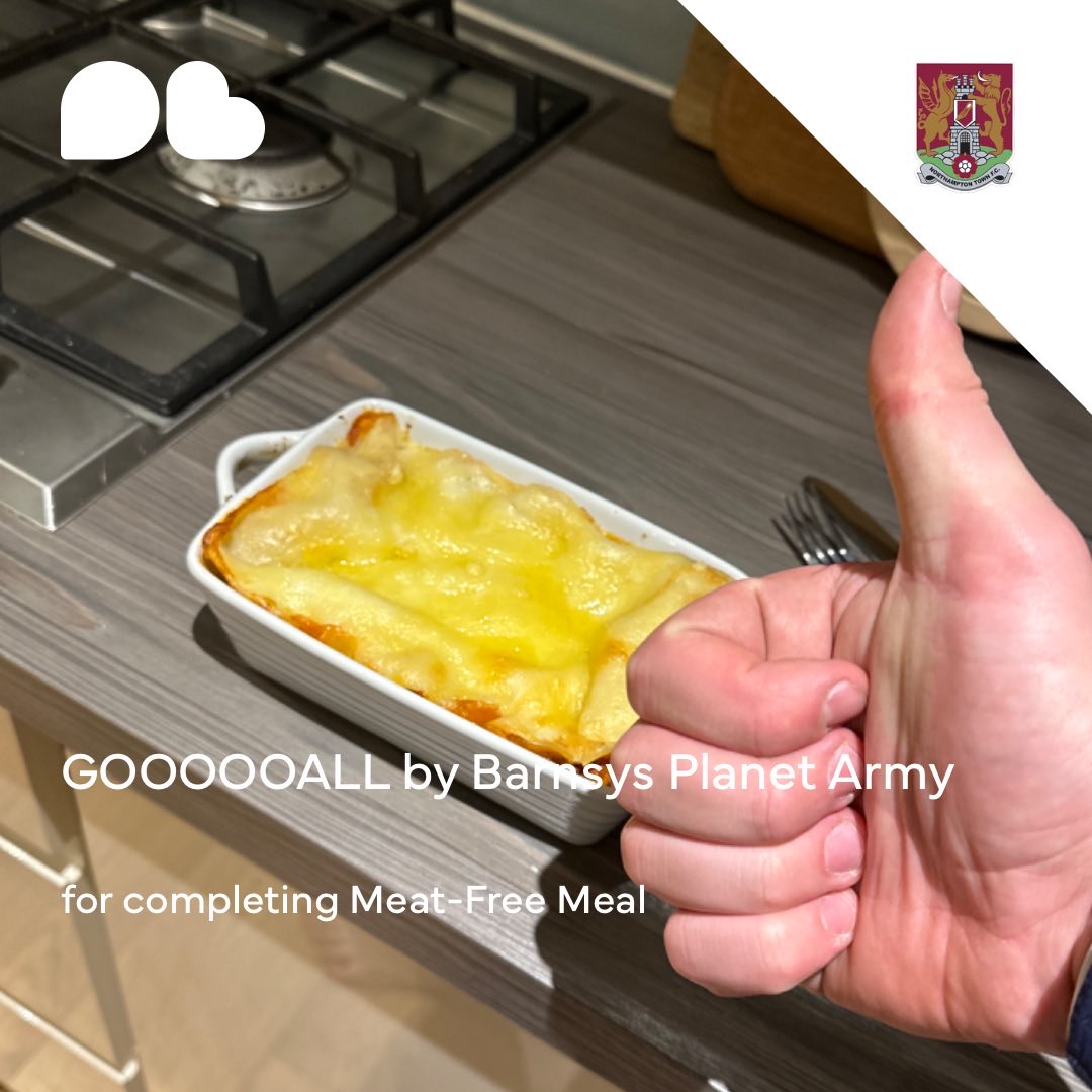 I just completed Meat-Free Meal on Planet League! Come and join me planetleague.co.uk/activities/Fir…