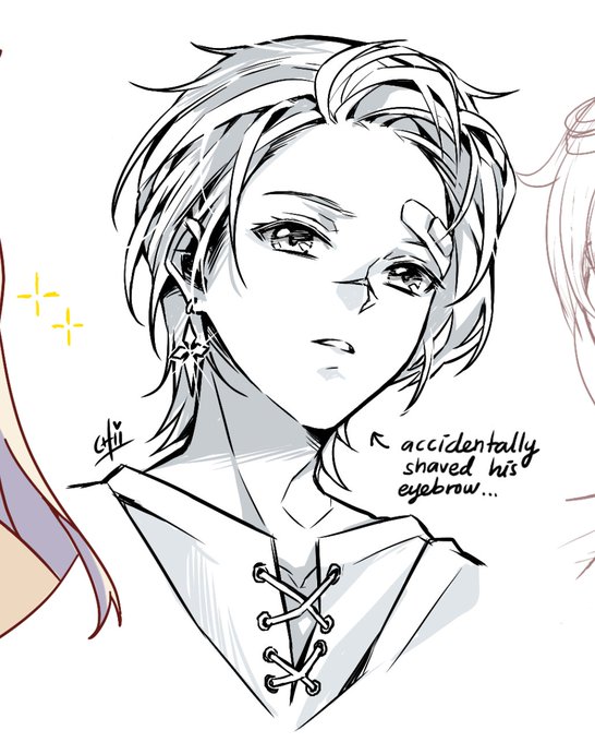it's originally from this doodle collab i did with some friends on a rannett discord server where we draw benny in different hairstyles xD 