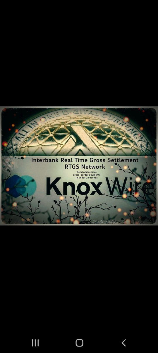 RalphPo91162800's tweet photo. #KnoxWire
#APL #GSX
#RTGS
#BidirectionalMessaging 
#fintech 
#Banks 
#Finance
#Payments
#crossborder 
#Swift
#Ripplenet
#XRP
https://t.co/0N4ze1Pn4U https://t.co/MUHwnHJK8O