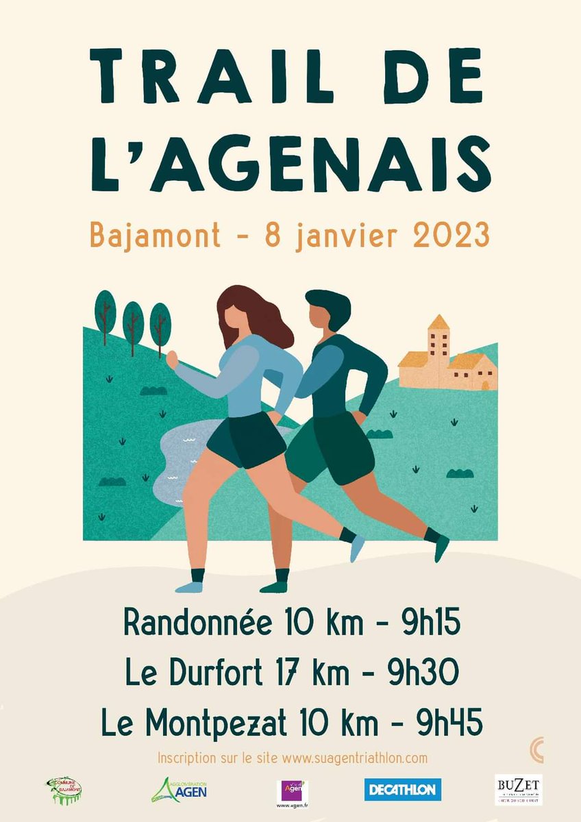 su_Agen_Tri's tweet photo. Ouverture des inscriptions pour le trail de l’Agenais. 
Sur notre site internet : https://t.co/ms7j25xOVN 
Ou sur Chrono-Start https://t.co/EotRGc4oc2