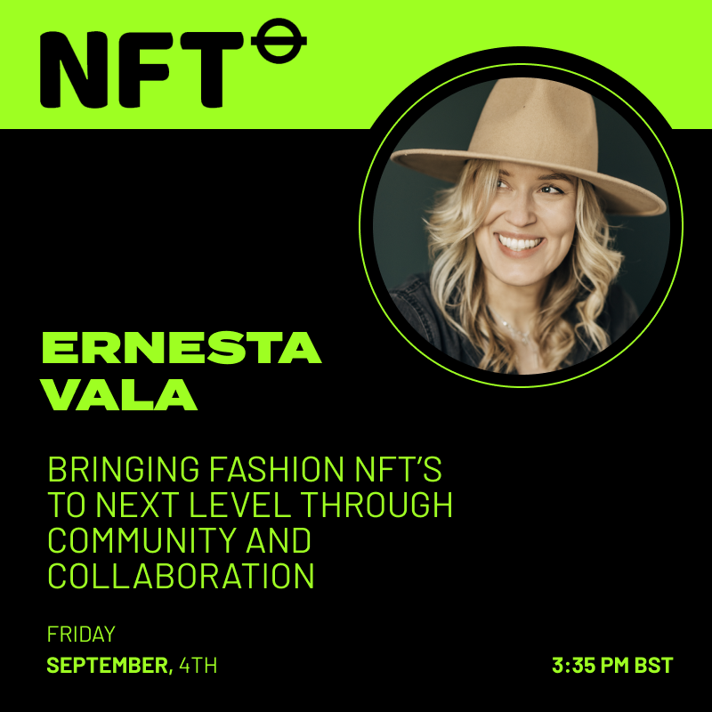 GN! <a href="/therebelsnft/">The Rebels by House of Kalinkin</a>  are happy to be in London with the fantastic community <a href="/NFT_NYC/">NFT.NYC</a>. I will share some stories together with amazing NFT gang <a href="/adrianaNFT/">Adriana Illustration</a> <a href="/Magikmea/">Magikmea</a> <a href="/HAPEsocial/">I Iape®</a> on Friday at 3:35 PM, • 25min. • Churchill • Brands &amp; Fashion - Ground FI.