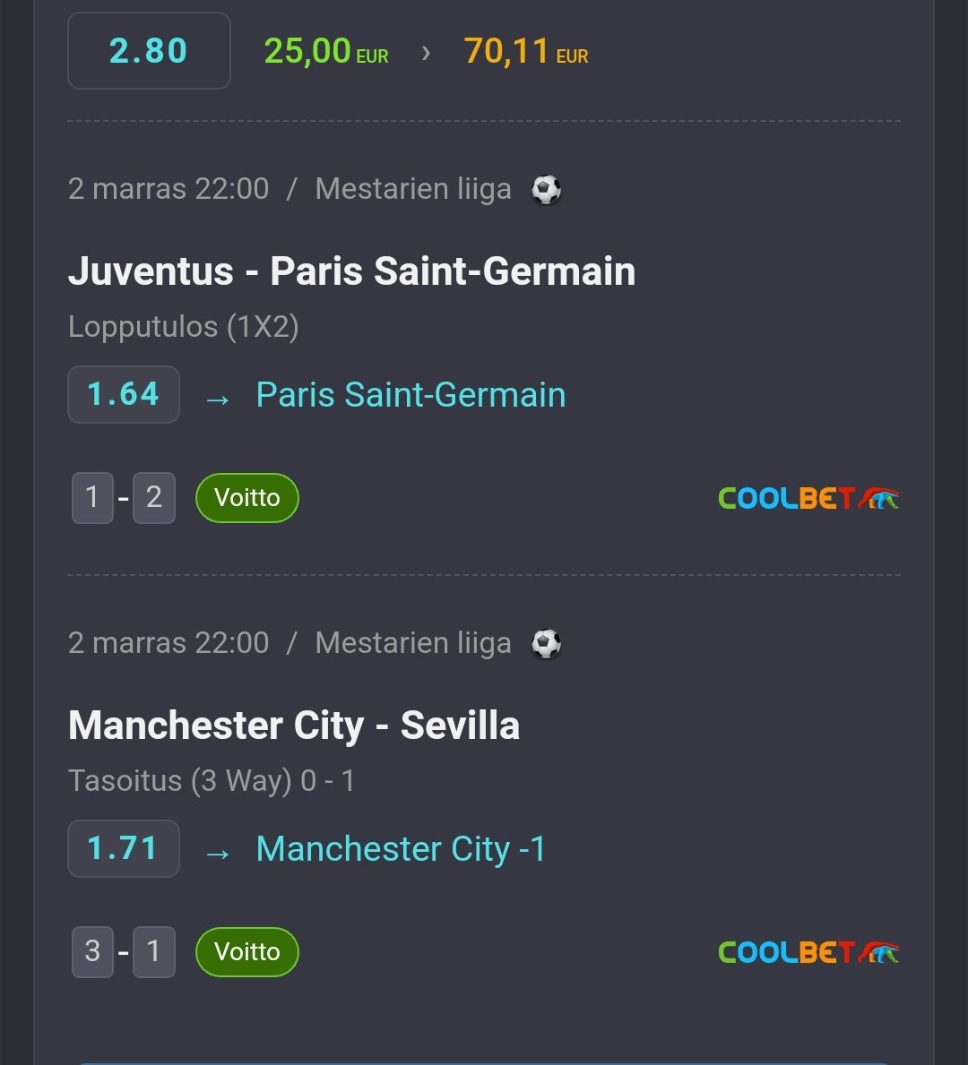 JaskanKaljat's tweet photo. Huh huh!
Nyt sai penkkiurheilija kivan korvauksen tästä sohvalla istumisesta💪
Maistuu!!!
#betsit #livebetsit #jalkapallo #futis #uclfi https://t.co/3WNoY5xLjc