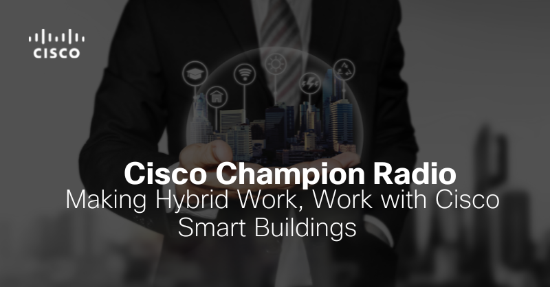 CiscoChampion's tweet image. Cisco Smart Building solutions includes the next level of functionality that puts the "smart" in smart buildings. 

Join #CiscoChampions ( @UKRichA , @sijbrenb, @sleuser) and the expert as they discuss: 

cs.co/6018MUfUr