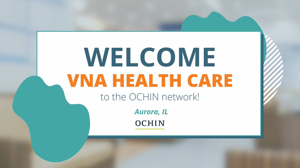OCHINinc's tweet photo. Welcome, @VNAHealthCare to OCHIN's growing national provider network. We look forward to becoming your trusted community partner and working with you to strengthen the circle of care in Aurora. https://t.co/f8ogcqwX6Q