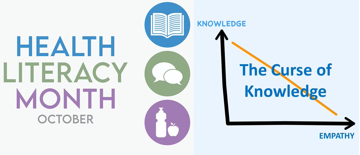 Empower Patients: #healthliteracy and its nemesis-the curse of knowledge...linkedin.com/posts/jeff-gre…