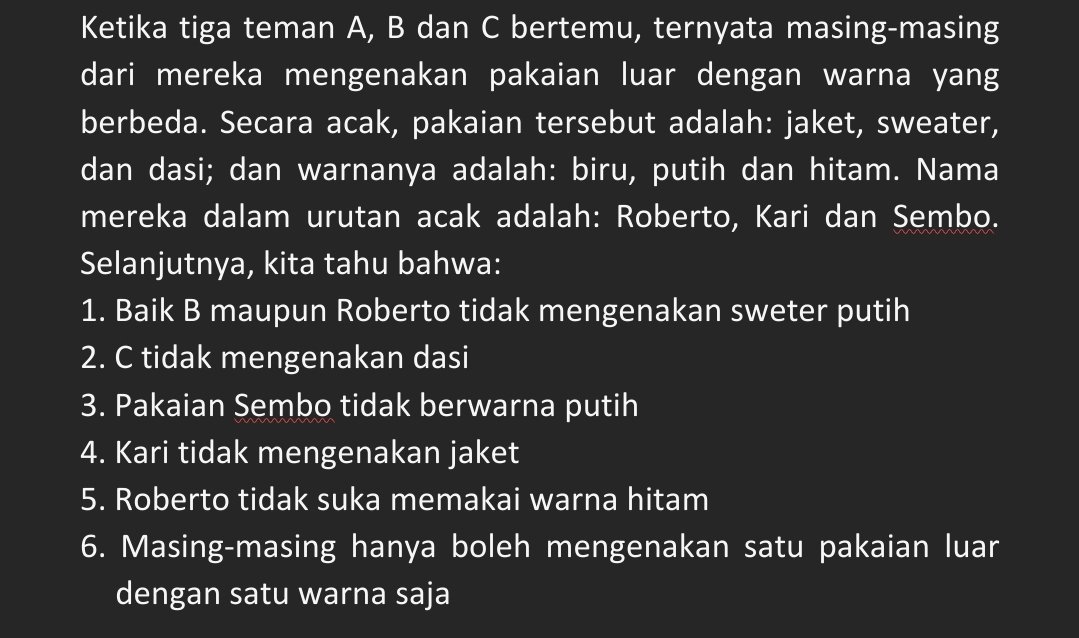 QuinPropas's tweet photo. 💥PREDIKSI SOAL TES SKOLASTIK SNBT 2023💥

#bimbelpropasquin #SNBT2023 #tesskolastik #potensikognitif #penalaranmatematika https://t.co/HSKQYkKxHZ