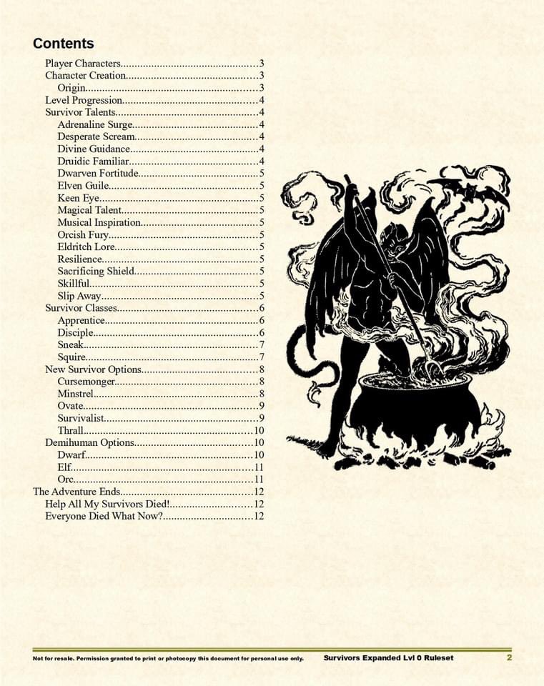 RuneGM_'s tweet photo. Survivors Expanded: A Level 0 Rules Supplement is out now on the DMsGuild! Compatible with any starter adventure you can experience the events that lead a regular person to becoming your level 1 adventurer https://t.co/KkUPlLJ0ik
#dmsguild #dungeonsanddragons #5e #dnd #dnd5e https://t.co/bBntHNSFyU