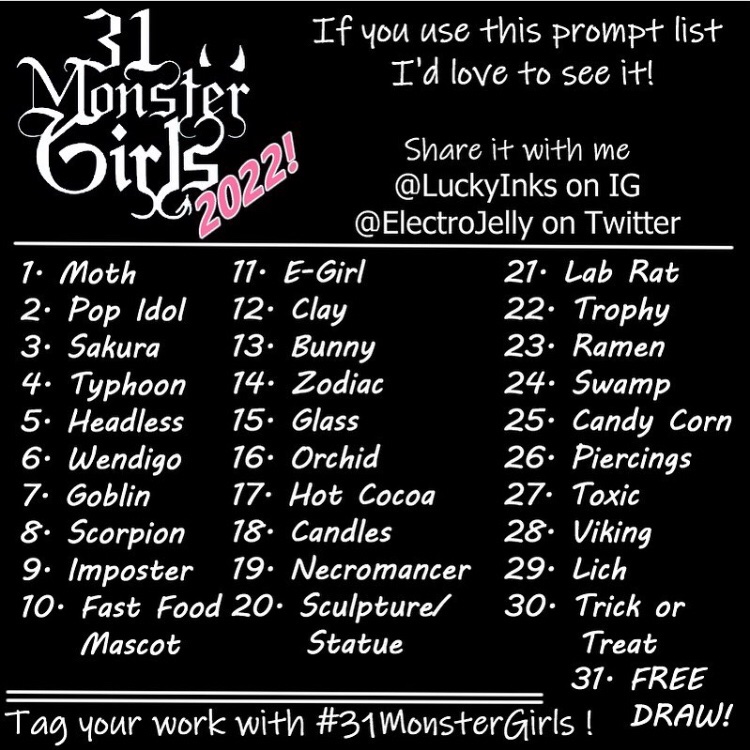 HighSquids's tweet photo. 31 Monster Girls 2002 days 30: Tricker or Treat &amp; 31: Free Choice

Used my Misfit Demon Manor girls, and some of the new girls, with a yokai night parade as the theme for free choice &amp; trick or treat.
#31monstergirls #31monstergirls2022 https://t.co/OUfAMepN4d