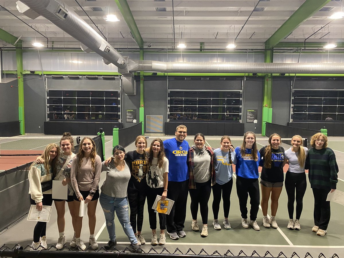 We had a great season end celebration tonight. I cannot express the amount of appreciation I have for all of the ladies and their families for their continuous effort, hard work and support this season.
Thank you Lady T-Bird Family! 🎾 💙💛
<a href="/CircleTBird/">CHS Activities</a> #thrivein375