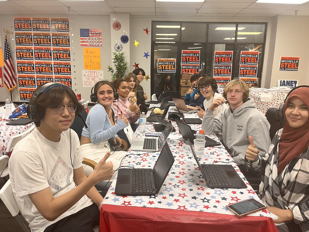 #TeamSteel is phone banking every night to remind voters to get out and vote! Only 6 days until Election Day! #CA45 #StandWithSteel
