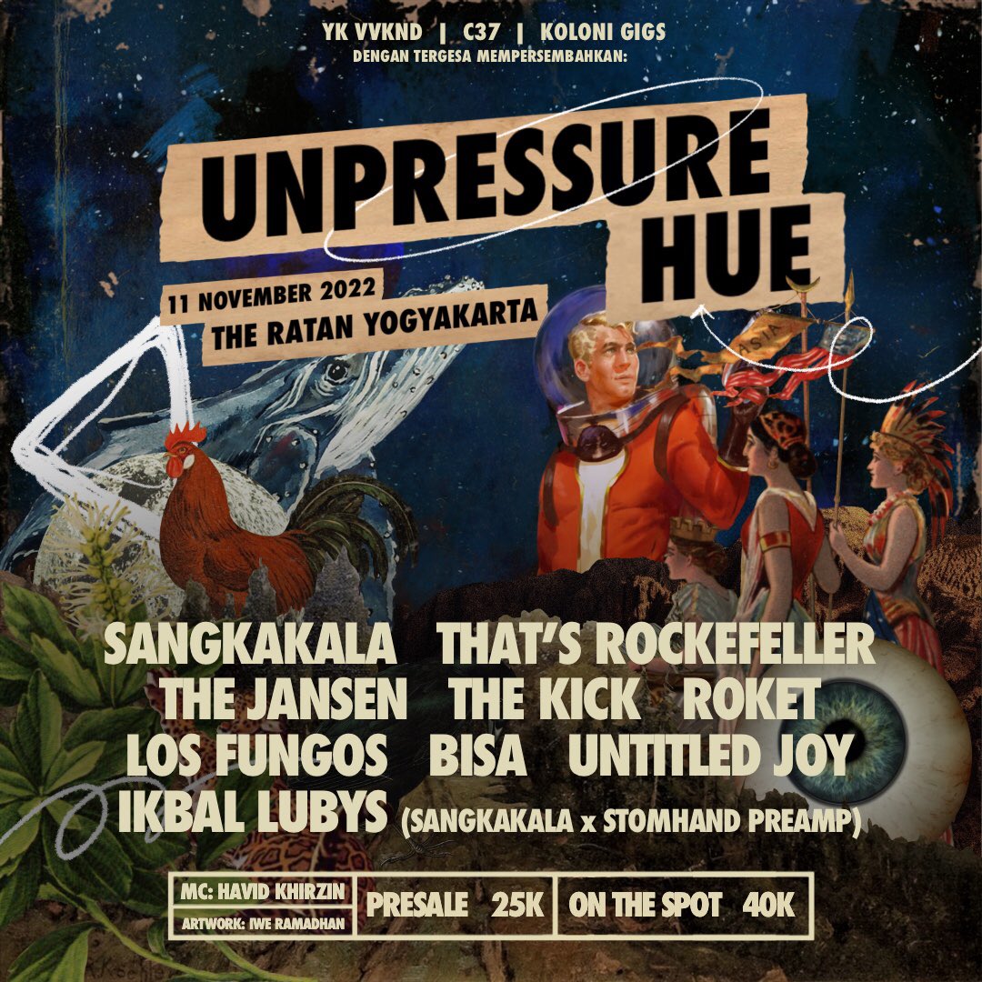 allyoucanart's tweet image. Hey dabs!

YK VVKND I KOLEKTIF 37 | KOLONI GIGS

Dengan Tergesa Mempersembahkan

UNPRESSURE HUE

11 November 2022 di The Ratan, Yogyakarta

Mari migunani dengan menyebarkan kabar baik ini dabs!

Gas dabs!

#allyoucanart #unpressurehue #ykvvknd #c37 #kolonigigs