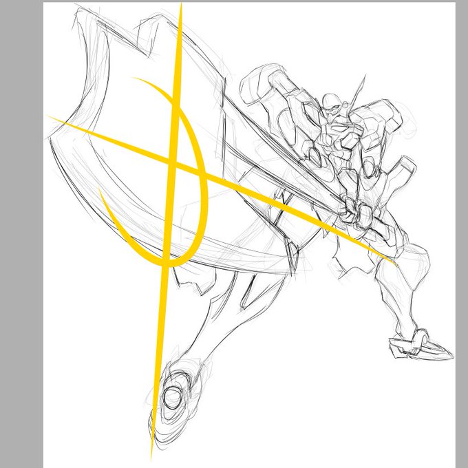 おなじみのポーズで斧不知火 