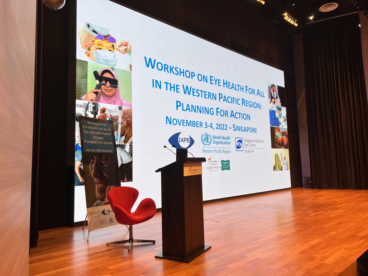 IAPB1's tweet photo. We are pleased to be joining @WHO, members and colleagues from the Western Pacific Region this week at a Workshop on Eye health for All. Thanks to @snec_seri for hosting the event. https://t.co/6TktvXz7Jd