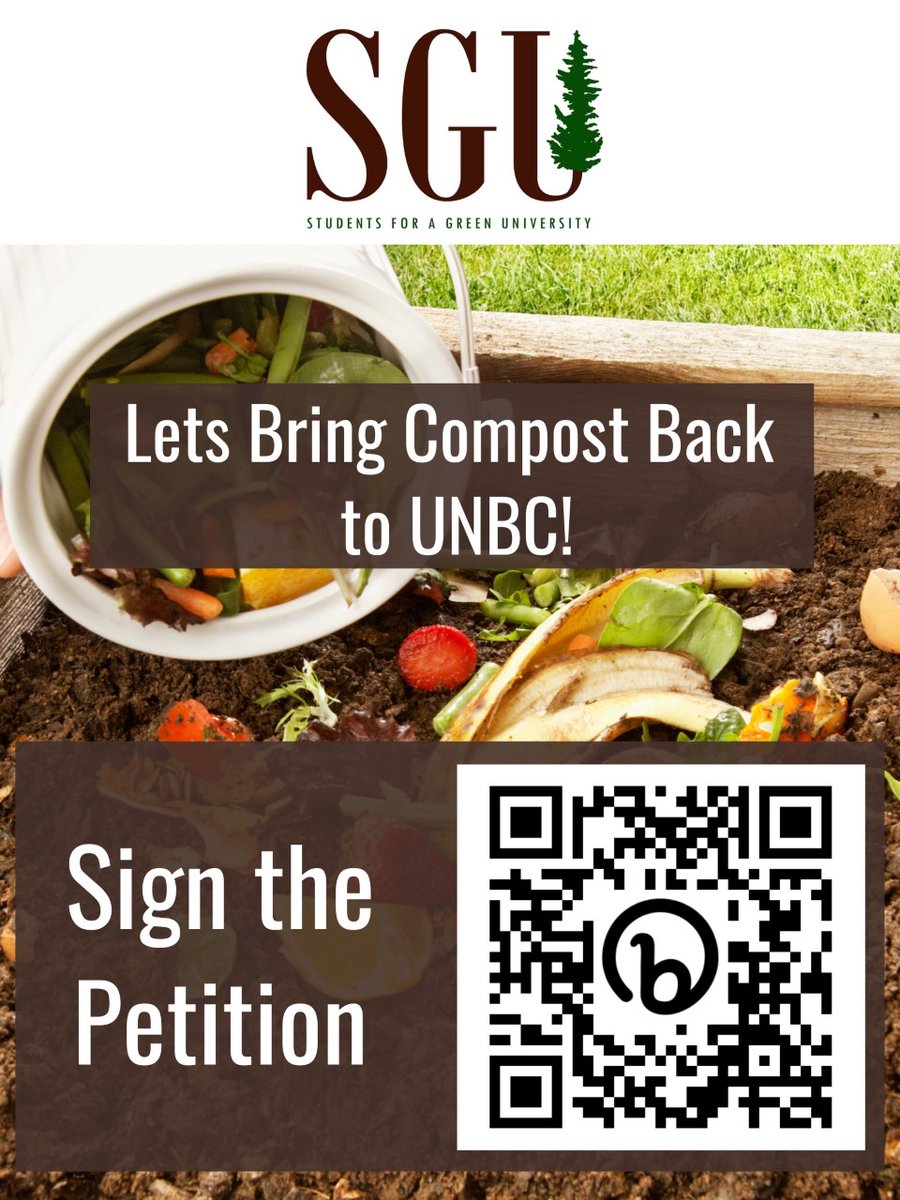 Hart Banack (@hart_banack) on Twitter photo Hadih <a href="/UNBC/">University of Northern British Columbia (UNBC)</a> <a href="/UNBCarts/">UNBC Arts Council</a> <a href="/EducationUnbc/">UNBC School of Education</a>
Bring #compost back to #UNBC campus
Please sign the #petition and share through your networks.
Musicho Hadih <a href="/UNBC/">University of Northern British Columbia (UNBC)</a> <a href="/UNBCarts/">UNBC Arts Council</a> <a href="/EducationUnbc/">UNBC School of Education</a>
Bring #compost back to #UNBC campus
Please sign the #petition and share through your networks.
Musicho