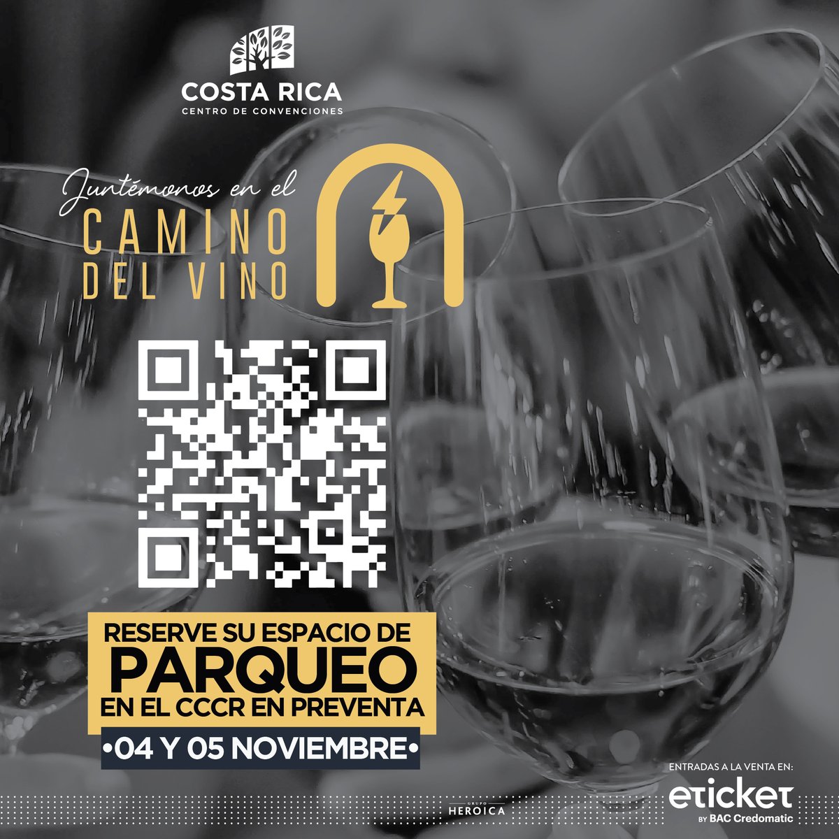 Estamos cerca del Camino del Vino este 4 y 5 de noviembre. Adquiere el parqueo en preventa aquí:  shop.costaricacc.com/parqueo/