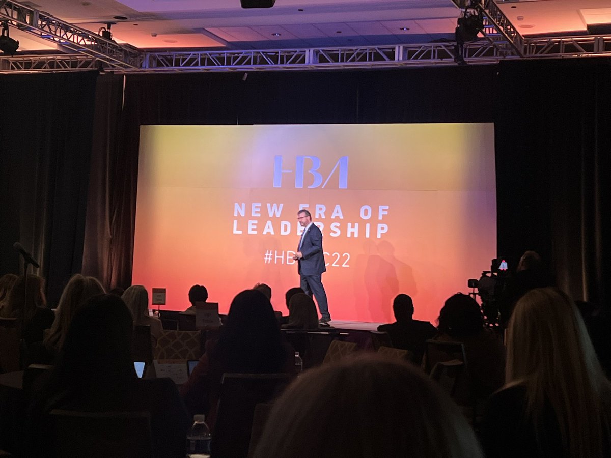 “75% of leaders are men so they are 75% of the problem. They must be 75% of the solution.” Inspiring talk on Men as Allies by @YWomen at #HBAAC22 to close up a great day. #HBAImpact @HBAnet