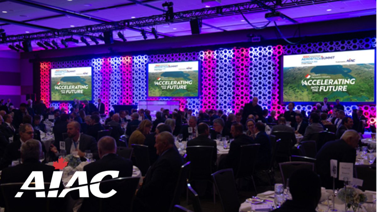 NEWS RELEASE: Industry winners of three annual awards recognizing #aerospace achievement, #innovation, and #excellence will be honoured at our upcoming Canadian Aerospace Summit Nov 8-9, 2022.
aiac.ca/winners-of-202…
#CAS2022 #AerospaceLeaders
