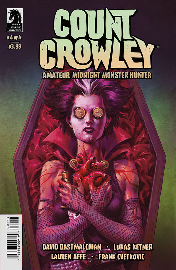 Prepare for the Mad Monster in the startling conclusion to Count Crowley: Amateur Midnight Monster Hunter, sure to shock and horrify even the most resilient and red-blooded comic readers. Out now: bit.ly/3Uey4rS By @Dastmalchian @LukasKetner @laurenaffe @GoFrankGo