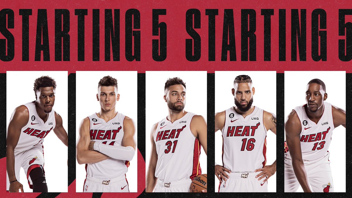 Miami HEAT on Twitter "a switch up to the starters 🔀"