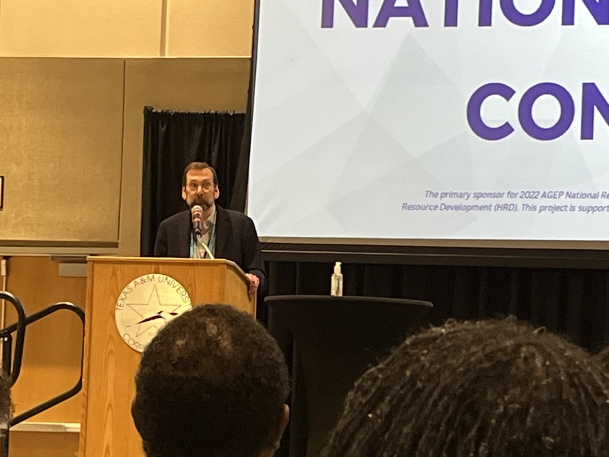 #agep2022 Mark Leddy NSF AGEP program director welcomes us. It’s been several years since we’ve been together face to face!!!