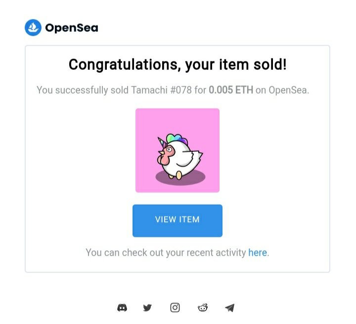🚨SOLD🚨
Thank You So Much 😍 Big Thanks To <a href="/Upgradde6913/">UpgrayeDD</a>
He Bought 1 Item Of Tamachi 🔥🔥🐤
And Thank You For Your Support❤
Please Support And Follow <a href="/Upgradde6913/">UpgrayeDD</a>
And There Are Still Many Items Left Of Tamachi
opensea.io/collection/tam…
#DeltaXNft #NFT  #CactusBoom