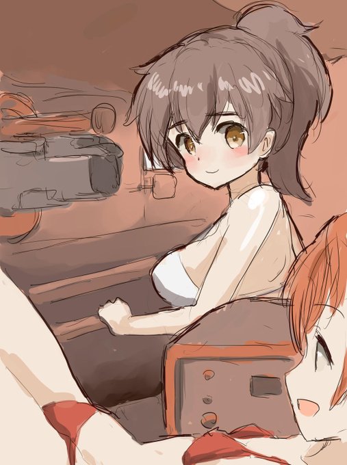 #小山柚子生誕祭2022 #garupan #Sketchドロー 母校の為に友達の為に誕生日とて戦車道に励むゆずちゃん。  